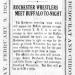 Rochester Wrestlers Meet Buffalo Tonight