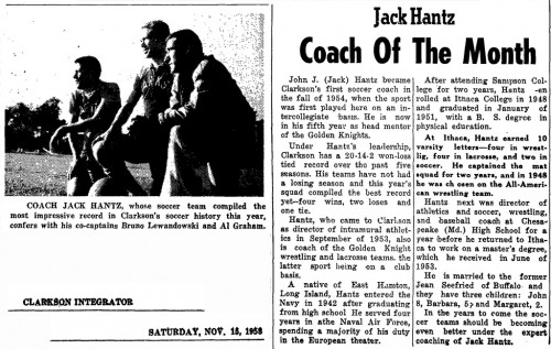 Coach Jack Hantz