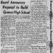 Board Announces Proposal to Build Greece High School