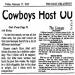 Cowboys Host OU