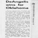 DeAngelis wins for Oklahoma