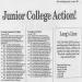 Junior College Action!
