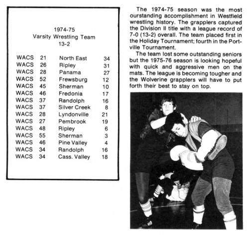 1974-1975 Westfield Wolverines