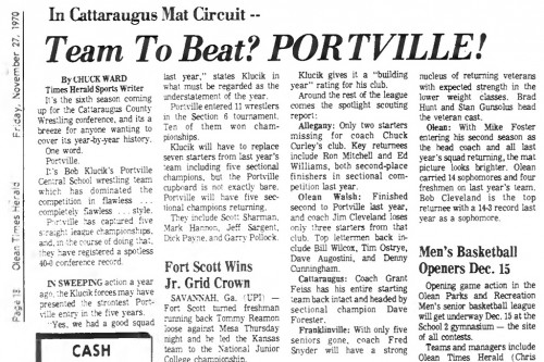 Team To Beat? PORTVILLE!
