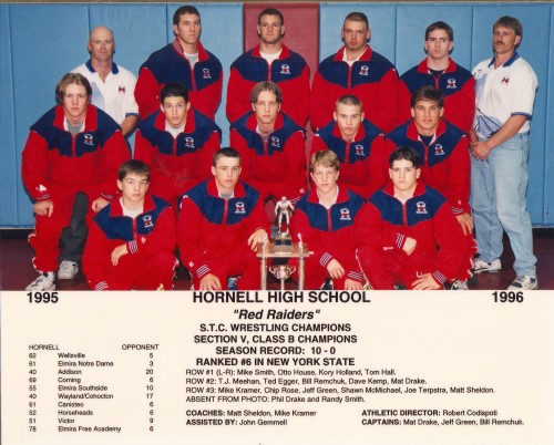 Hornell Wrestling 1995-96