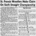 St. Francis Wrestlers Make Claim On Sixth Straight Championship