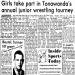 Girls take part in Tonawanda annual junior wrestling tournament