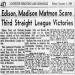 Edison, Madison Matmen Score