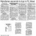 Mynderse ascends to top in FL West