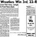 Penn State Wrestlers Win 3rd, 22-8