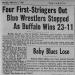 Blue Wrestlers Stopped