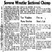 Savona Wrestler Sectional Champ