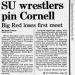 SU wrestlers pin Cornell
