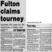 Fulton claims tourney