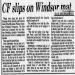 CF slips on Windsor mats