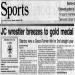 JC wrestler breezes to gold medal