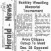 Buckley Wrestling Memorial Tournament