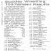 Buckley Wresting Tournament Results