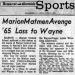 Marion Matmen Avenge '65 Loss to Wayne