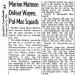 Marion Matmen Defeat Wayne. Pal-Mac Squads