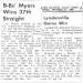 BB's Myers Wins 37th Straight
