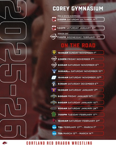 2025-2026 Cortland Red Dragons