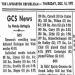 GCS News