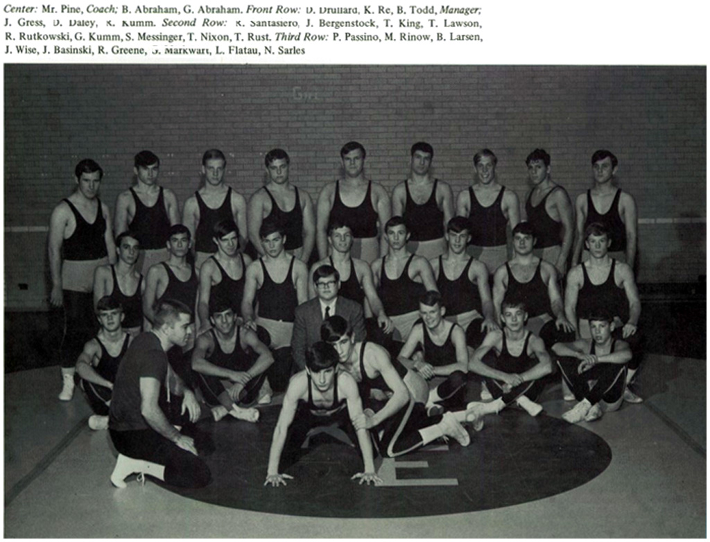 1967-1968 Kenmore East Bulldogs Varsity Wrestling