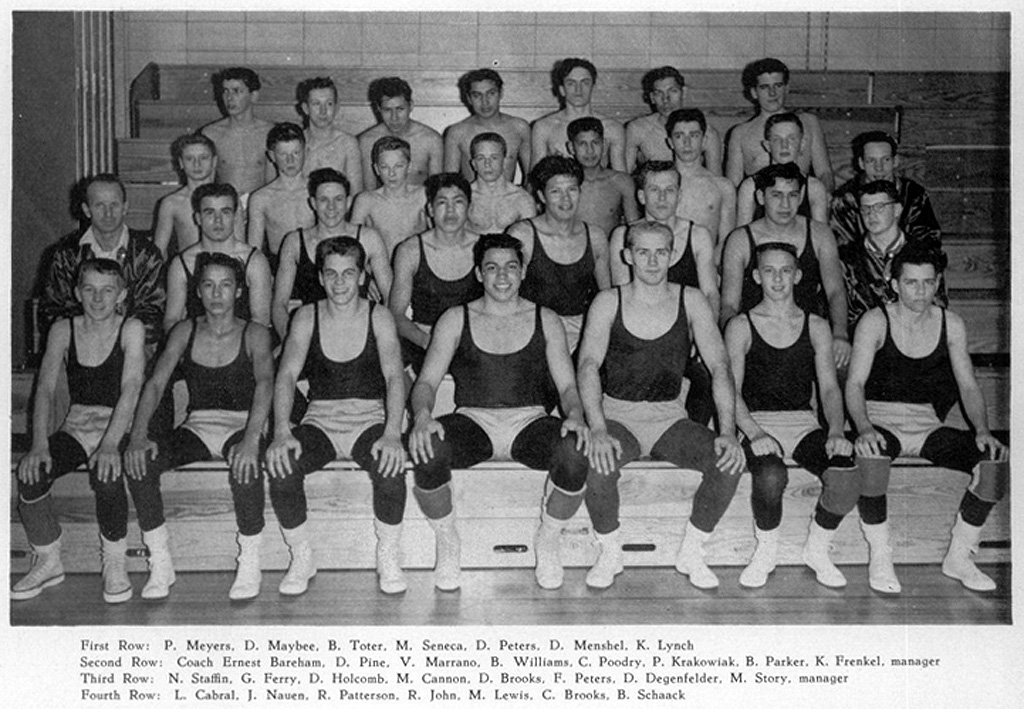 1957-1958 Gowanda Panthers Wrestling