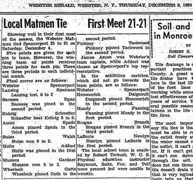 Local Matmen Tie