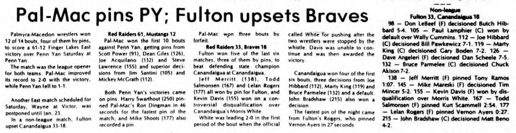Fulton upsets Braves