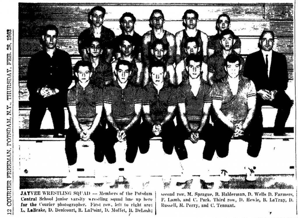 1962-1963 Potsdam Sandstoners