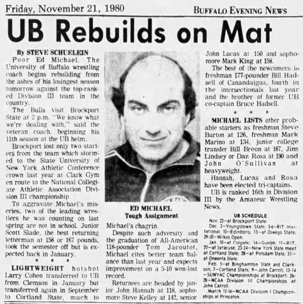 UB Rebuilds on Mat