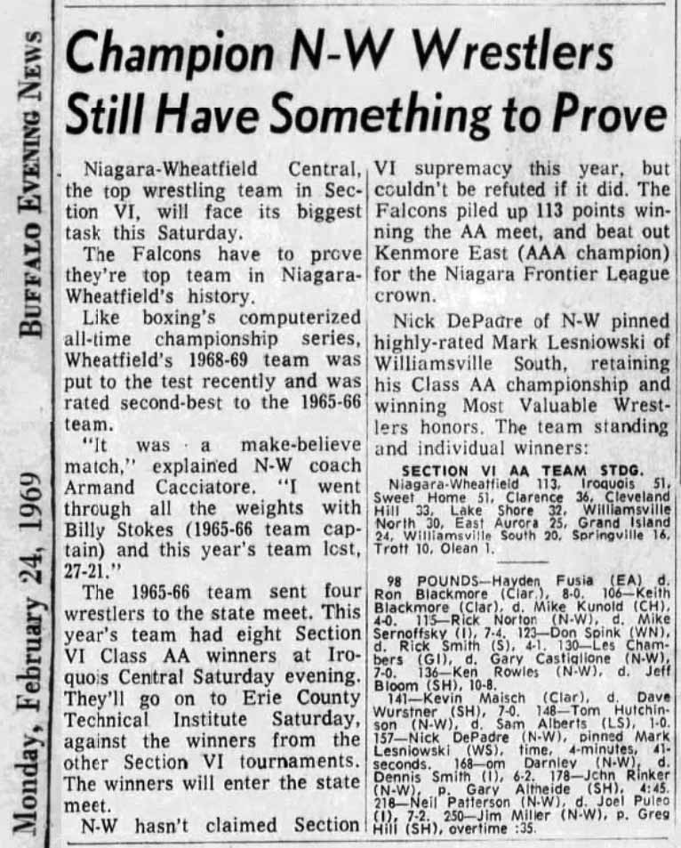 Champion N-W Wrestlers Still Have Something to Prove